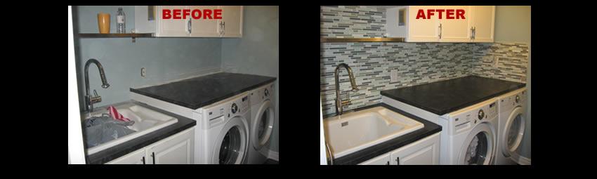 Backsplash, Laundry Room
